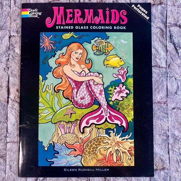 Dover Coloring Books Set of 3 Dragons Butterfly Fairies Mermaids Fantasy Fun - Picture 4 of 7